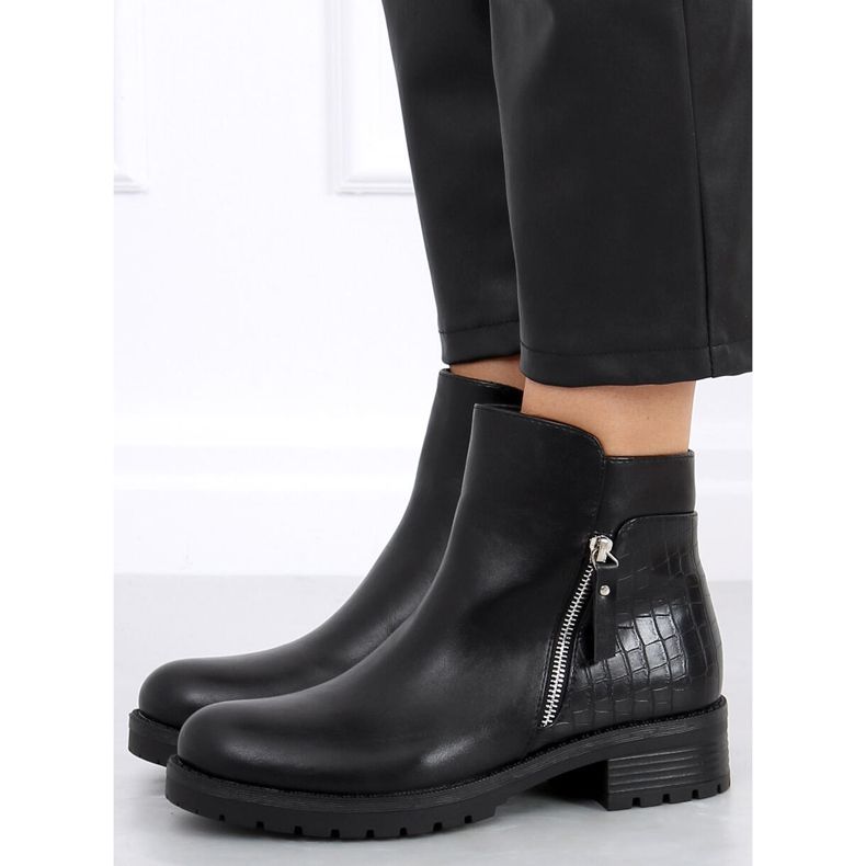 Stivaletti Chelsea da donna Kora Black nero 1
