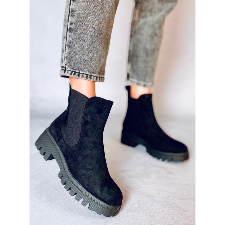 Stivaletti Chelsea Nasty Black da donna nero 1