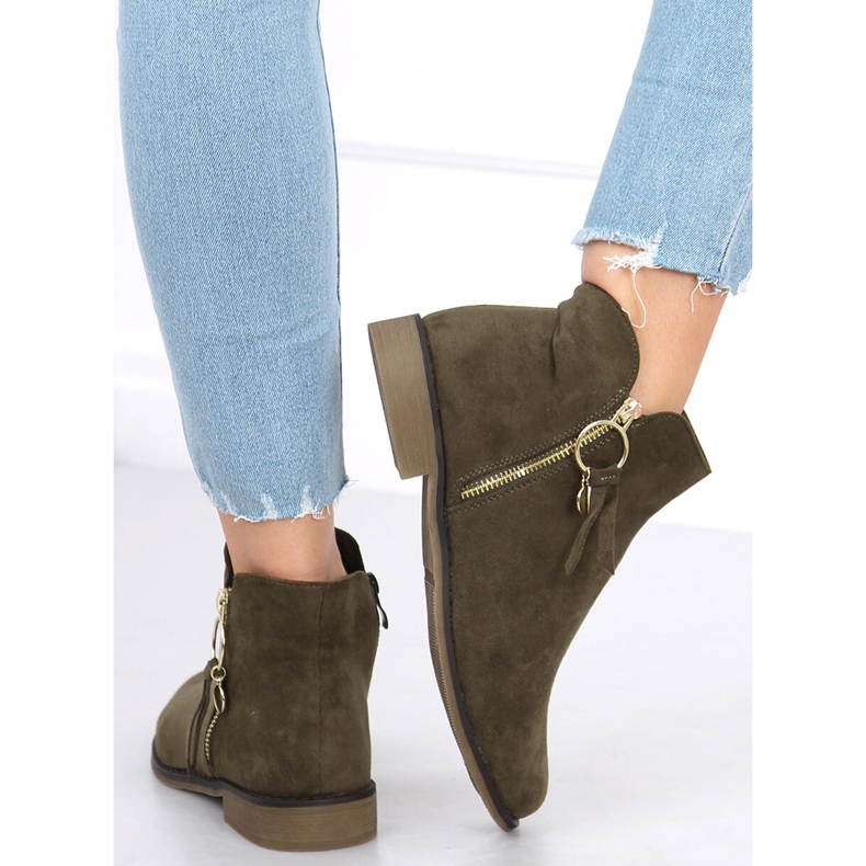 Stivaletti Chelsea da donna Viki Green verde 1