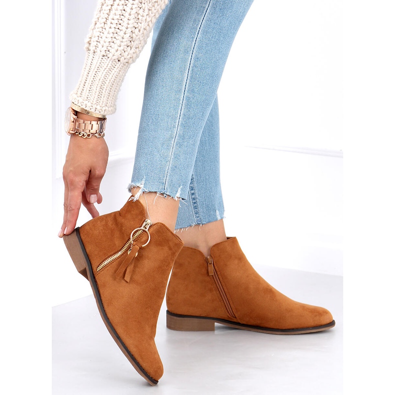 Stivaletti Chelsea da donna Viki Camel marrone 2