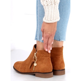 Stivaletti Chelsea da donna Viki Camel marrone 1