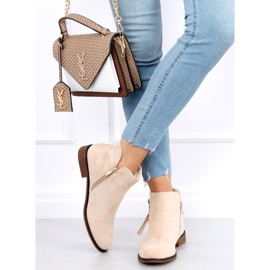 Stivaletti Chelsea da donna Viki Beige 1