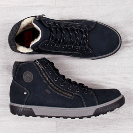 Stivali isolanti Rieker 38920 M blu navy 2