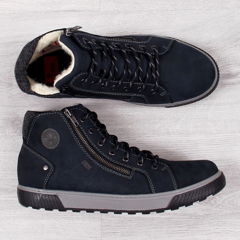 Stivali isolanti Rieker 38920 M blu navy 2