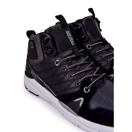 Scarpe sportive alte da uomo Big Star II174223 Nere nero 1
