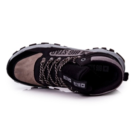 Scarpe da trekking da uomo Big Star II174203 Nero-Grigio beige 1