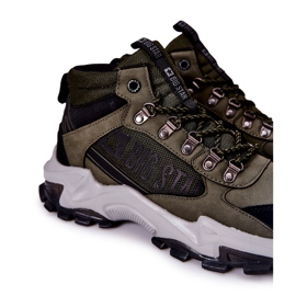 Scarpe da trekking da uomo Big Star II174202 Khaki nero verde 1