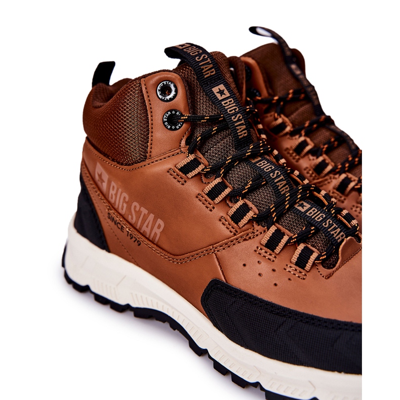Scarpe sportive alte Big Star II174179 Marrone nero 1