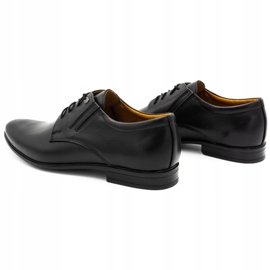 Scarpe in pelle maschile nera nero 6