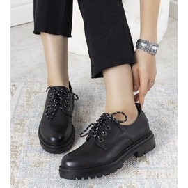 Scarpe nere su suola spessa di Gingras nero 1