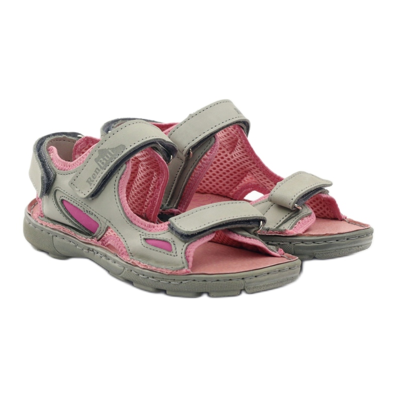 Ren But Sandali da ragazza Ren Ma rosa cenere grigio 3