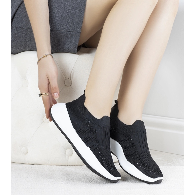 Sneakers slip-on Lolly nere nero 1