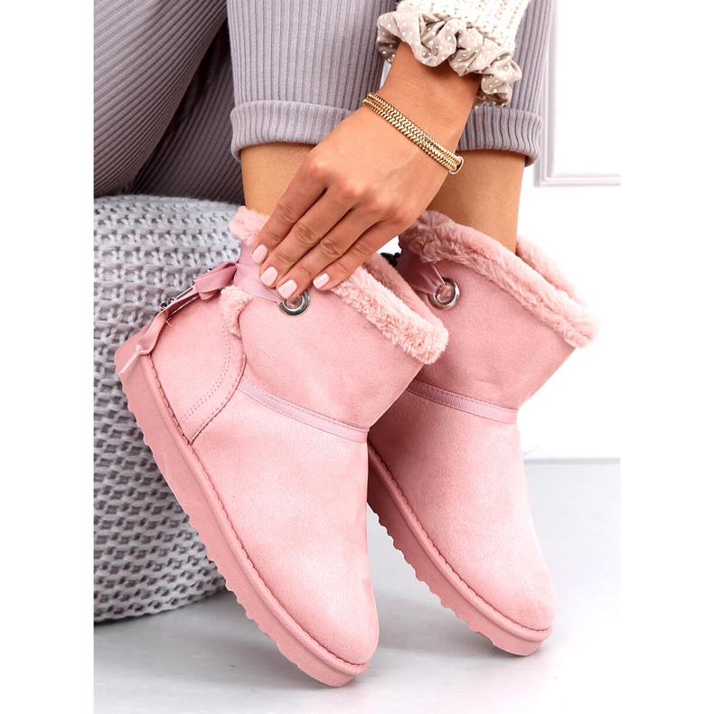 Emusy Silki Stivali da neve rosa 1