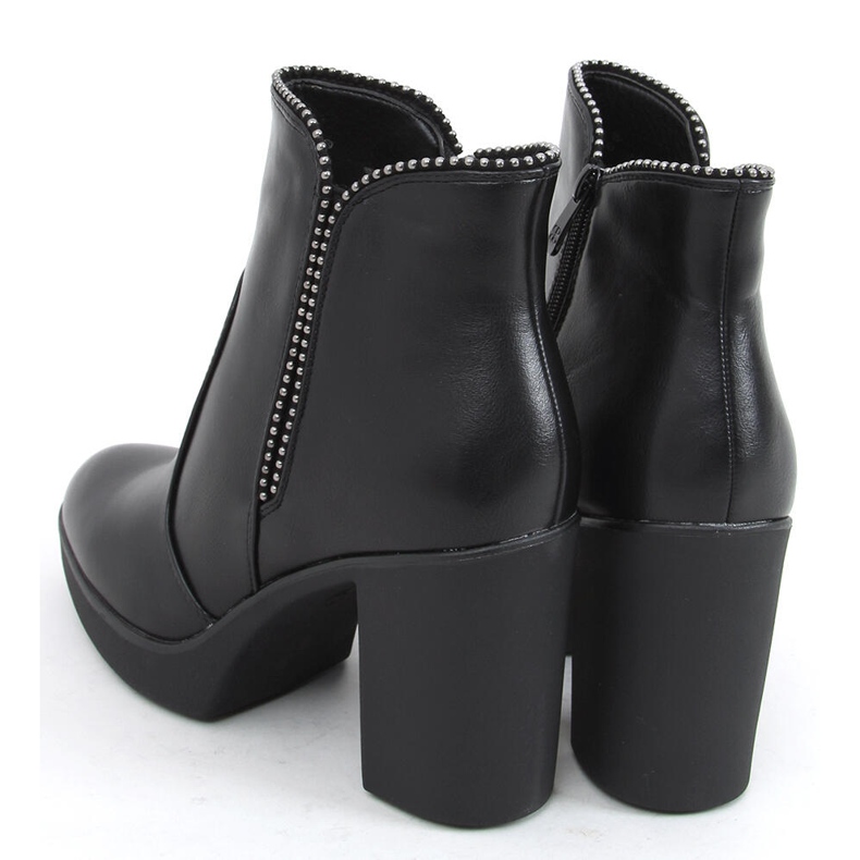 Thea Stivaletti neri con tacco alto nero 2