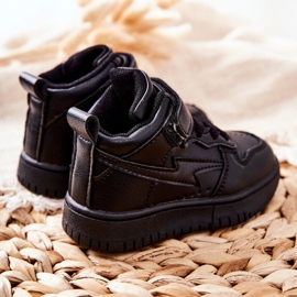 FR1 Scarpe sportive alte per bambini nere Bartnie nero 2