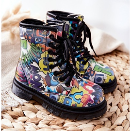 FR1 Stivali caldi per bambini con cerniera Tiptop colorata multicolore 1