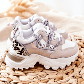 FR1 Scarpe Sportive Bambini Sneakers Bianco Rommie multicolore 2