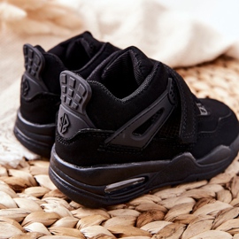 FR1 Scarpe Sportive in Pelle per Bambini Nere Marisa nero 1