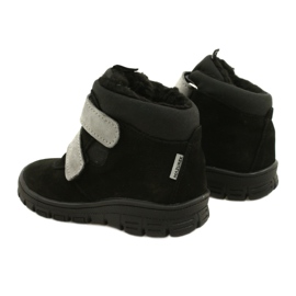 Ragazzi neri impermeabili con velcro mazurek 1360 nero 3