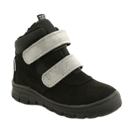 Stivali Neri Impermeabili con Velcro Mazurek 1360 nero grigio 1