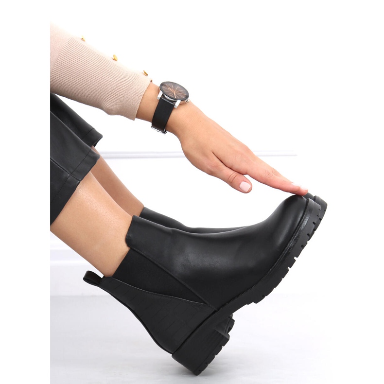 Stivaletti Chelsea da donna Ingrid Black nero 2