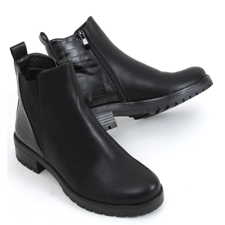 Stivaletti Chelsea da donna Ingrid Black nero 1
