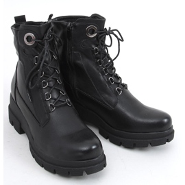 Stivali con zeppa bassa Turid Black nero 1