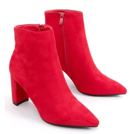 Stivaletti con tacco alto Line Red rosso 1