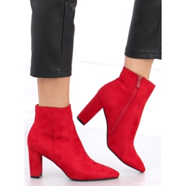Stivaletti con tacco alto Line Red rosso 2