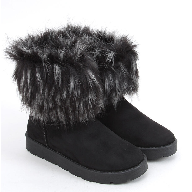 Doposci con pelliccia di Else Black nero 2