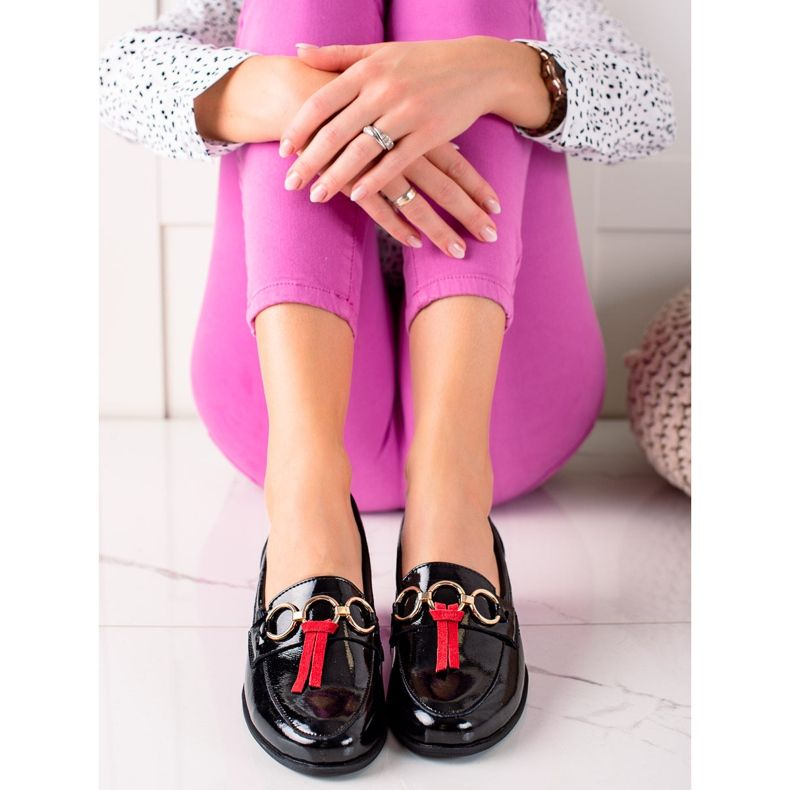 Filippo Scarpe in pelle laccata nero 2