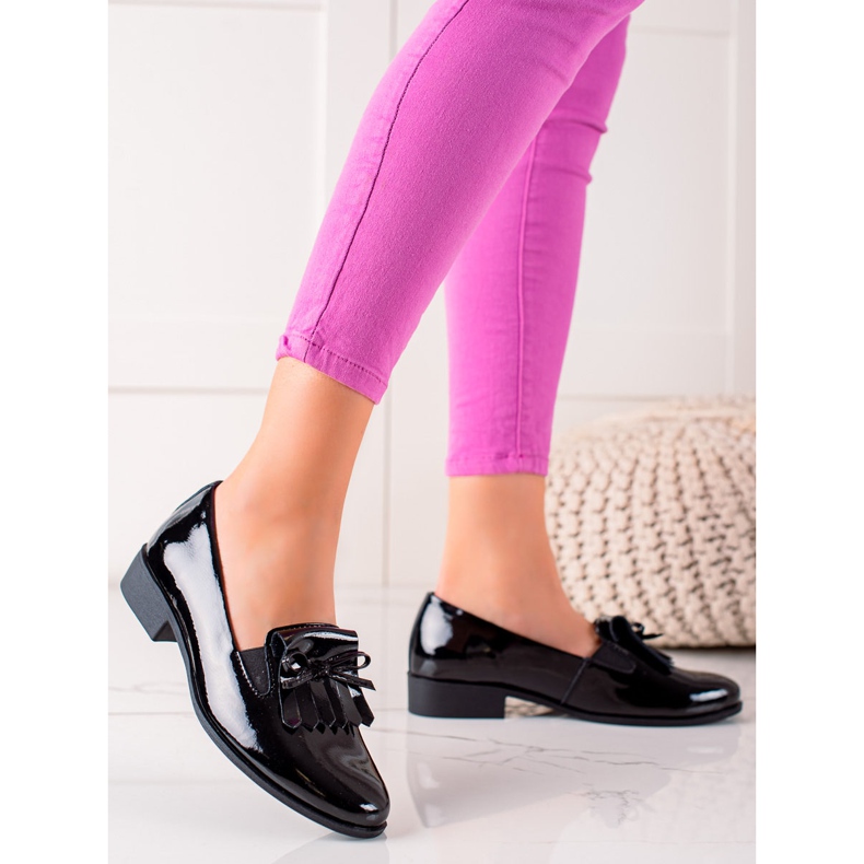 Filippo Scarpe Brogue In Pelle Con Fiocco nero 1
