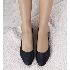 Ballerine in ecopelle scamosciata nere di Silma nero 1