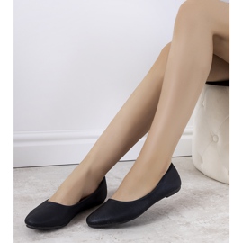 Ballerine in ecopelle scamosciata nere di Silma nero 2