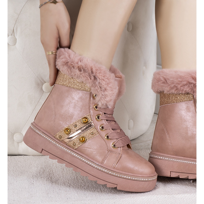 Sneakers invernali rosa Bernal 1