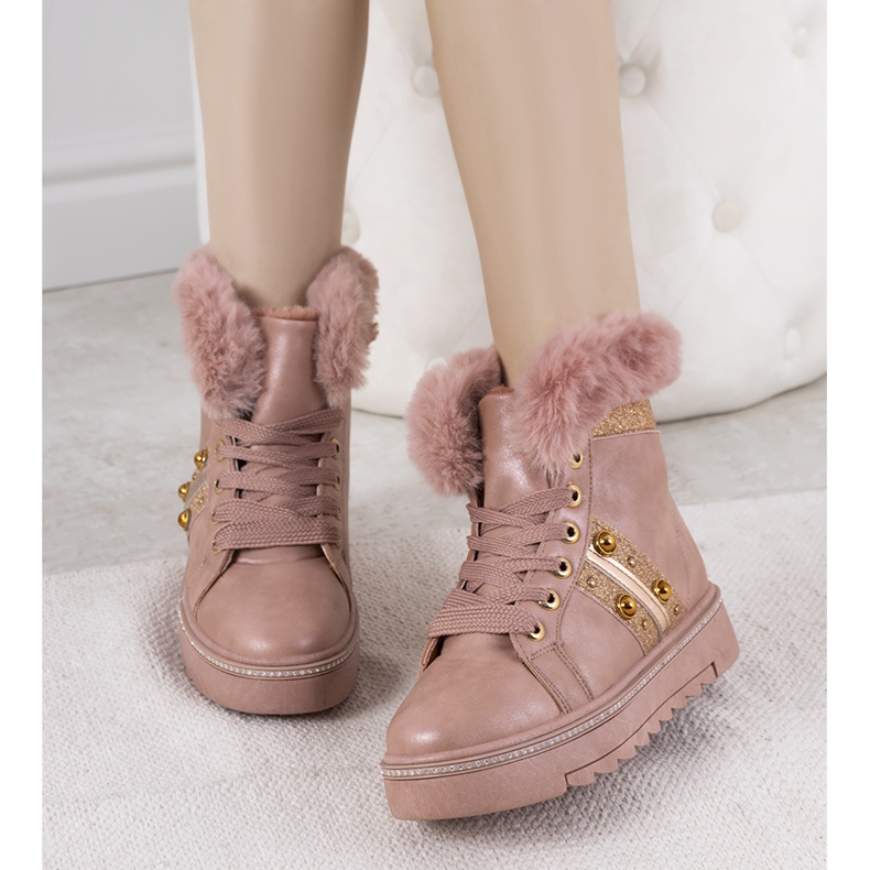 Sneakers invernali rosa Bernal 2