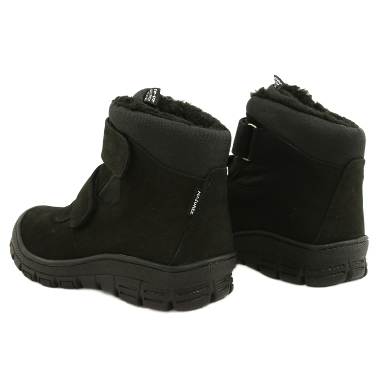 Stivali Neri Impermeabili con Velcro Mazurek 1360 nero 4