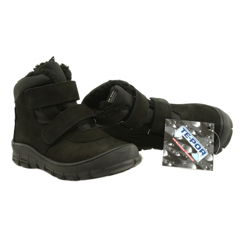 Stivali Neri Impermeabili con Velcro Mazurek 1360 nero 5