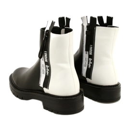 Stivali in bianco e nero da donna Lee Cooper LCJ-21-47-0650LA 4