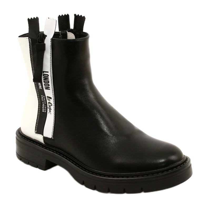 Stivali in bianco e nero da donna Lee Cooper LCJ-21-47-0650LA 1