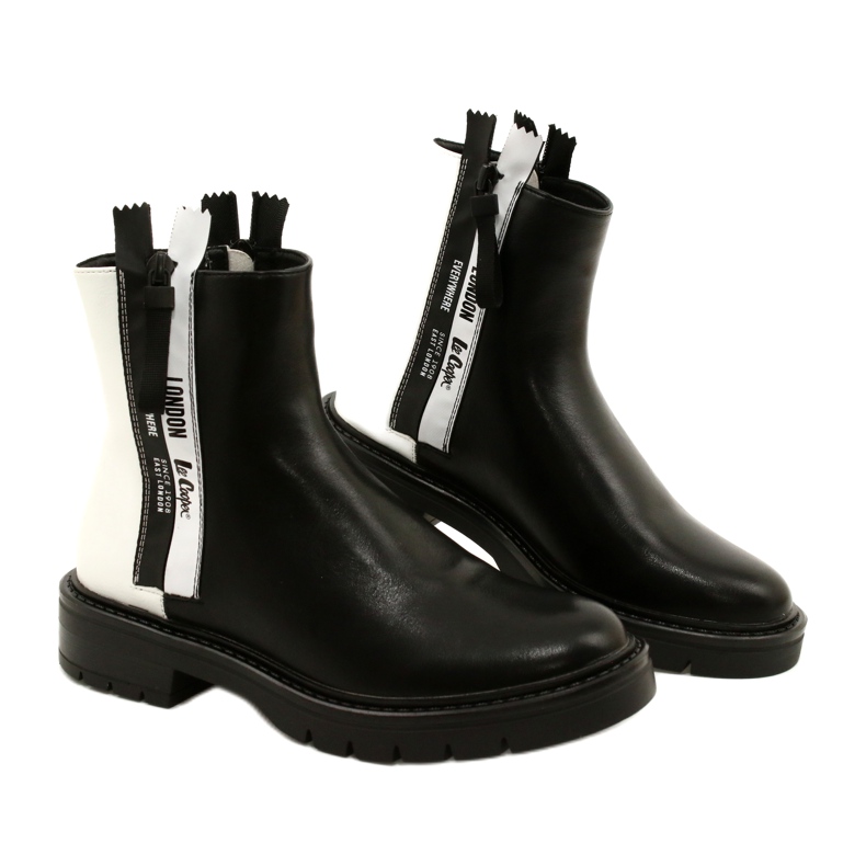Stivali in bianco e nero da donna Lee Cooper LCJ-21-47-0650LA 5