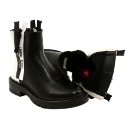 Stivali in bianco e nero da donna Lee Cooper LCJ-21-47-0650LA 6