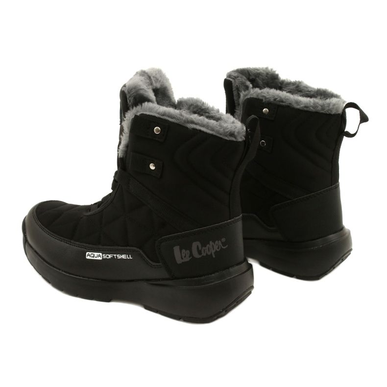 Stivali da neve femminile su softshell Lee Cooper LCJ-21-17-0590L nero nero 3