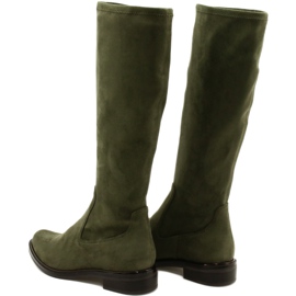 Stivali donna Caprice 25512-27 737 oliva elasticizzato verde 3
