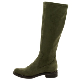 Stivali donna Caprice 25512-27 737 oliva elasticizzato verde 2