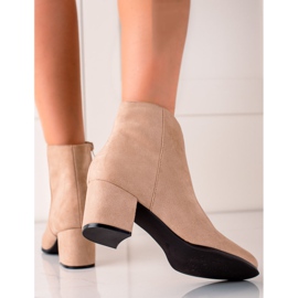 Lovery Stivali in pelle scamosciata beige 2