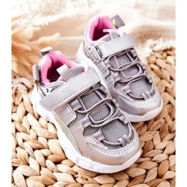 PJ2 Scarpe Sportive Bambini Con Velcro Silver Vibo argento 2