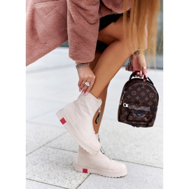 PS1 Stivali Da Donna Sulla Piattaforma Beige Charlee 2