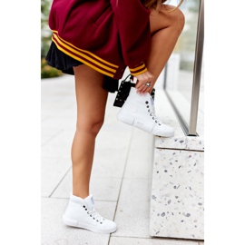 Sneakers da donna Big Star II274156 bianche isolate bianca 1