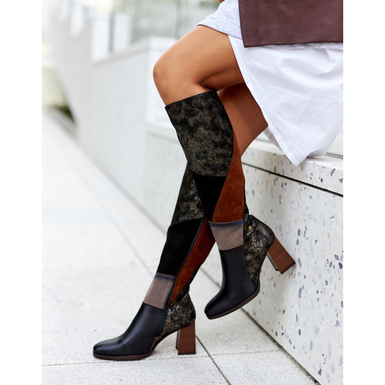 Maciejka Stivali Marroni Con Cerniera 05240-02 marrone nero 2